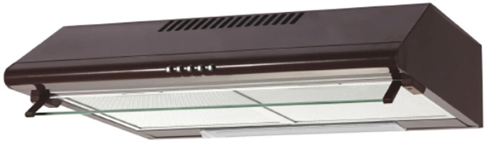 Вытяжка козырьковая Oasis UP-50C F коричневый управление: кнопочное 1 мотор