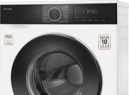 Стиральная машина WEISSGAUFF WM 45610 Inverter Steam, с фронтальной загрузкой, 6кг, 1000об/мин, с паром, инверторная