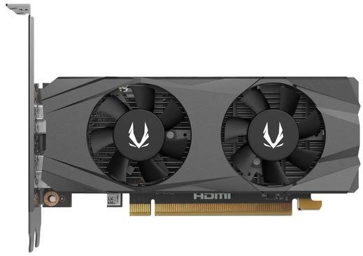 Видеокарта Zotac PCI-E 4.0 RTX 3050 LP NVIDIA GeForce RTX 3050 6Gb 96bit GDDR6 1470/14000 HDMIx1 DPx1 HDCP Ret low profile