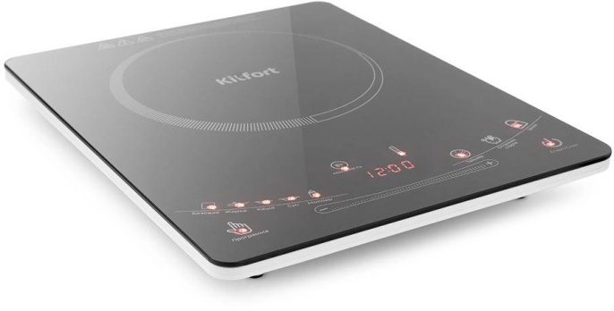 Настольная плита электрическая KitFort КТ-106, стеклокерамика, черный