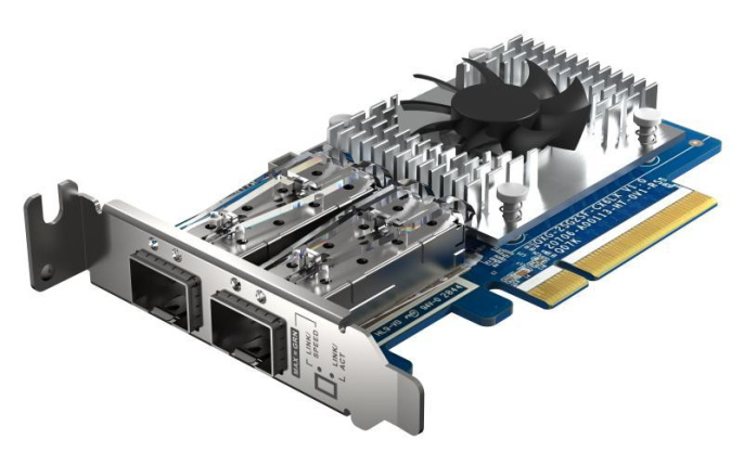 Сетевая карта QNAP Expansion Card QXG-25G2SF-CX6 PCIe Gen4 x8, iSER, 2x25GbE SFP28