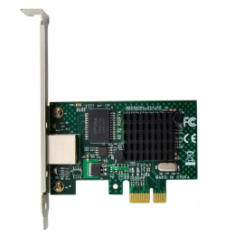 ORIENT XWT-BM21PE, Сетевая карта PCI-Ex1 v1.0а 1xRJ45 1GbE NIC, Broadcom BCM5721 chipset, 1 Гбит/с, 2 планки крепления 31304