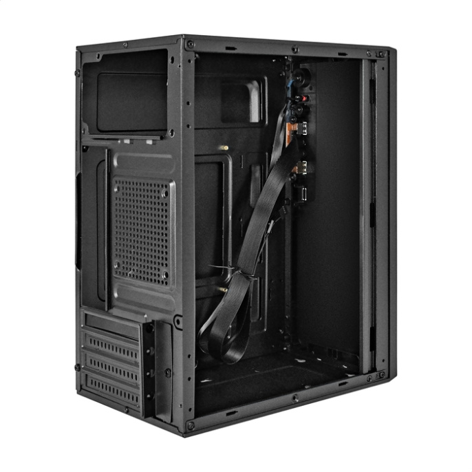 Корпус Minitower ExeGate BAA-308 mATX, без БП, 2*USB, HD Audio, черный EX297993RUS