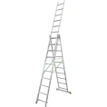 Алюминиевая трехсекционная лестница Новая Высота усиленная 3х10 ступеней 2230310