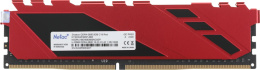 Оперативная память NETAC Shadow NTSDD4P36SP-08R DDR4 - 1x 8ГБ 3600МГц, DIMM, Red, Ret