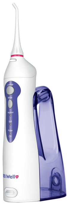 Ирригатор B.Well WI-911 330 портатив. импульсн. 2насад. белый/синий
