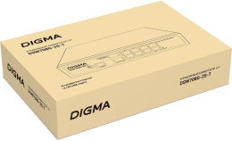 Коммутатор Digma DSW708G-2S-T, управляемый