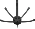 Гарнитура Logitech H151, для компьютера/мобильных устройств, накладные, проводные, черный [981-000590]