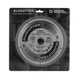 Диск пильный по алюминию, пластику 210х30 мм, Z=80 TCG AluCutter Diamond Industrial DIDA210Z80