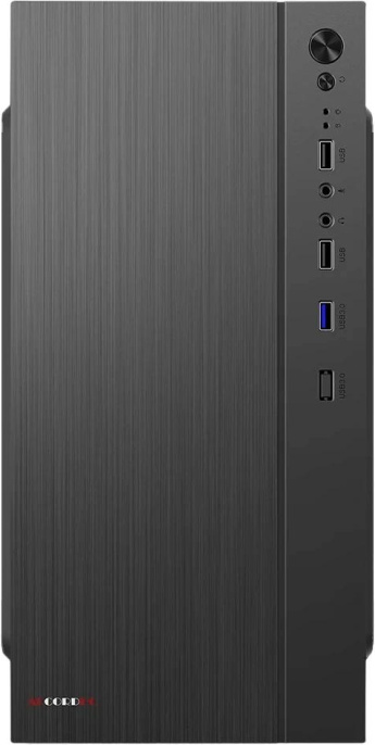 Корпус Accord ACC-XA05 черный без БП mATX 1x80mm 1x120mm 2xUSB2.0 1xUSB3.0 audio bott PSU