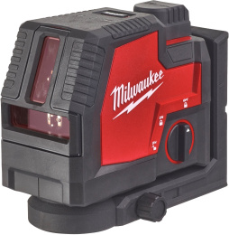 Лазерный нивелир Milwaukee L4 CLL-301C 4933478098 аккумуляторный, 2 линии, цвет лазера: зелёный, видимость: 30 м 50 м с детектором , микровыравнивание: есть, время работы: до 18