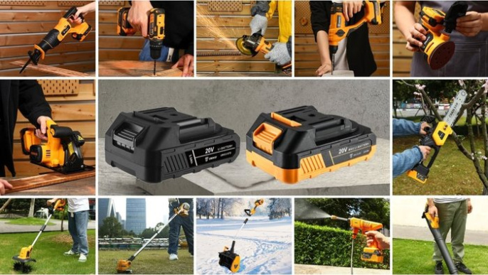 Пила цепная аккумуляторная DEKO DKCHS 20-6, 20В, 2x3.0Ач 063-4481-1