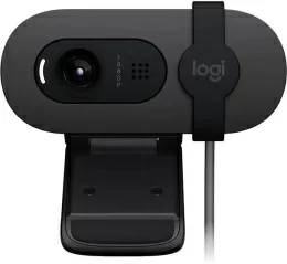 Камера Web Logitech HD Webcam Brio 100 черный 2Mpix (1920x1080) USB-A с микрофоном (960-001587)