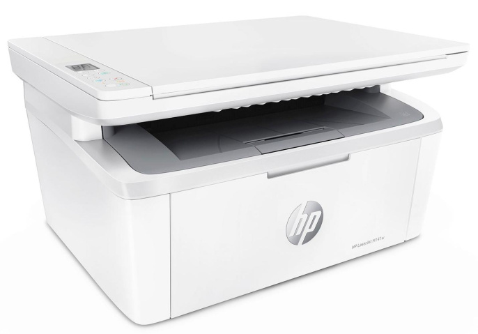 МФУ лазерное HP LaserJet M141w черно-белая печать, A4, белый [7md74a]