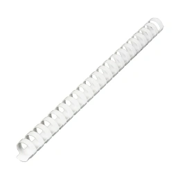 Пружина пластиковая BRAUBERG 530925,  19мм,  121 - 150 листов,  A4,  80г/м2,  100,  белый