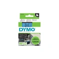 Картридж с лентой Dymo S0720710 9 мм, 7 м, пластик, черный на голубой ленте DYMO40916