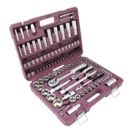 Универсальный набор инструмента THORVIK TS108 1/4 1/2DR 108 предметов 054012