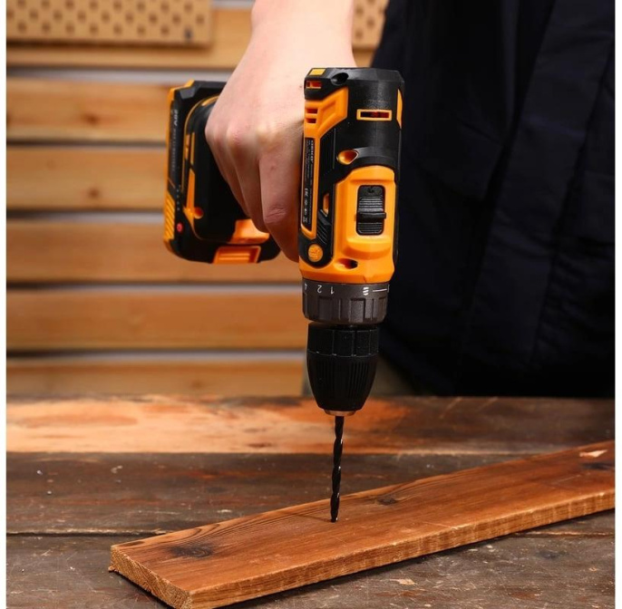 Дрель-шуруповерт DEKO DKCD20FU-Li, без АКБ,  без ЗУ [063-4454]