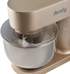 Миксер планетарный DOMFY DSC-KM301, 1200Вт, золотистый