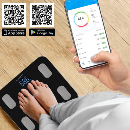 Весы напольные электронные Scarlett SC-BS33ED46 макс.150кг черный