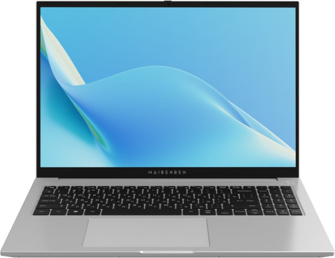 Ноутбук MAIBENBEN Medio M16B-R343UM AMD Ryzen 3 4300U 2700MHz/16"/1920x1200/16GB/512GB SSD/AMD Radeon RX Vega 5/Wi-Fi/Bluetooth/Windows 11 Pro (M16B-R343UMF1SLSRE1_Win11P) Silver