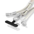 Зарядный кабель - ремень через плечо Satechi OntheGo Crossbody Lanyard Cable 60W. Длина: 1.5м. Цвет: песочный (ST-LOTGLW)