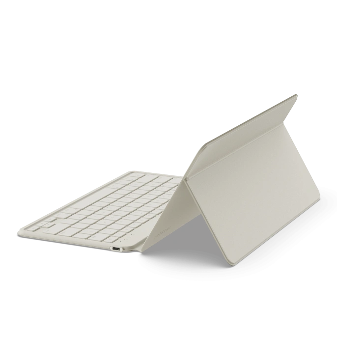 Клавиатура беспроводная с подставкой Satechi OntheGo Bluetooth Keyboard With Stand. Цвет: песочный (ST-KOTGW-RU)