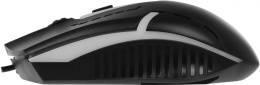 Мышь проводная DEFENDER Flash (Вспышка) MB-600L черный (USB, 1200dpi, 4but) (52600)
