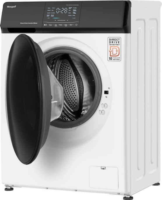 Стиральная машина Weissgauff WM 4927 Direct Drive Inverter Premium класс: A+++ загр.фронтальная макс.:7кг белый инвертор