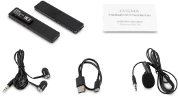 Диктофон Digma DiVoice RV70 32ГБ,  черный