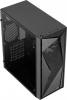 Корпус ATX Aerocool Glider Cosmo-G-BK-v1, Midi-Tower, без БП,  черный