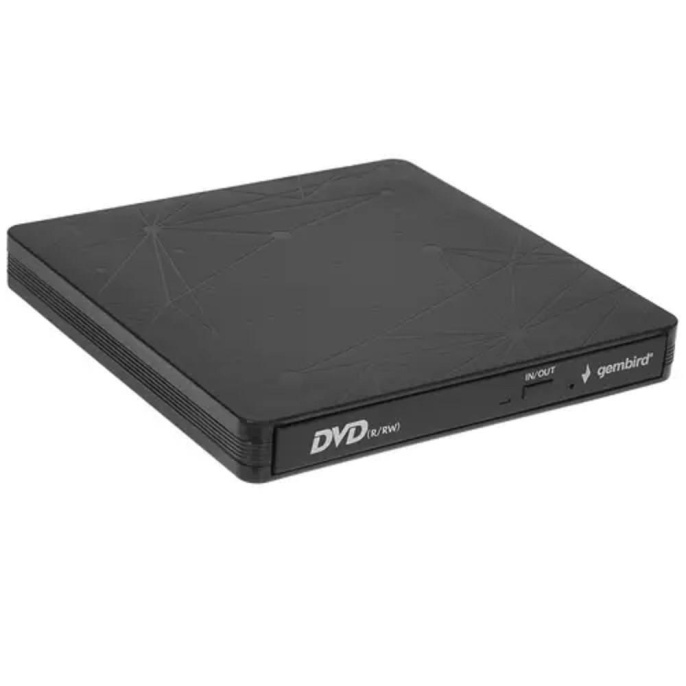 Внешний привод Gembird DVD-USB-03C пластик, черный