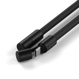 Зарядный кабель - ремень через плечо Satechi OntheGo Crossbody Lanyard Cable 60W. Длина: 1.5м. Цвет: черный (ST-LOTGLK)