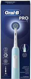 Электрическая зубная щетка Oral-B Cross Action Pro D305.513.3, насадки для щётки: 1 шт, цвет: бирюзовый