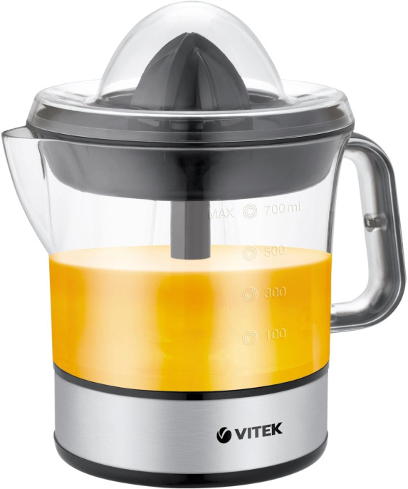 Соковыжималка Vitek VT-3669,  цитрусовая,  стальной и черный