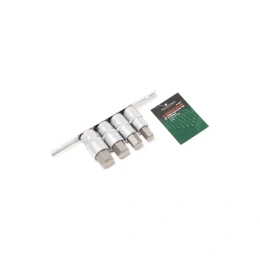 Набор головок-бит Hex 6-гранных 4 шт на планке Rockforce RF-40917(46640)