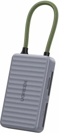 Кардридер UGREEN CM868 55886 Card Reader 2×SD Card Slot&1×TF Card Slot. Цвет: серый