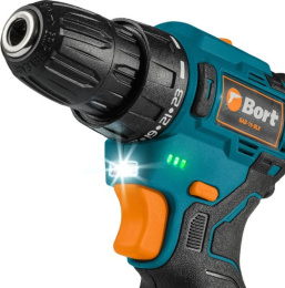 Дрель-шуруповерт Bort BAB-16-BLK, 2Ач, с двумя аккумуляторами [93414868]