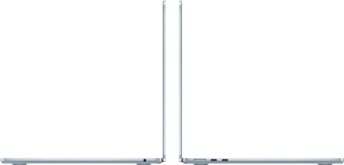 Ноутбук Apple MacBook Air A3240, 13.6", 2025, Retina, Apple M4 10 core 4ГГц, 10-ядерный, 16ГБ 256ГБ SSD,  macOS,  голубой [mc6t4hn/a]