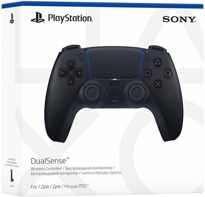 Геймпад Беспроводной PlayStation DualSense черный для: PlayStation 5 CFI-ZCT1J 01