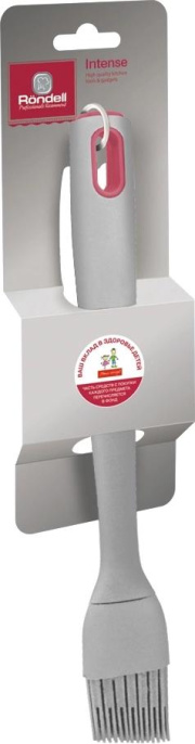 Кисть кулинарная для вторых блюд Rondell Intense RD-661, серый