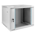 Exegate EX298601RUS Шкаф телекоммуникационный 19" настенный 9U ExeGate EC-WM-9U.450.G.GREY 19”, 9U, 600x450x500mm ШхГхВ , передняя дверь закаленное стекло, съемные боковые панели, пыле- и влагозащит
