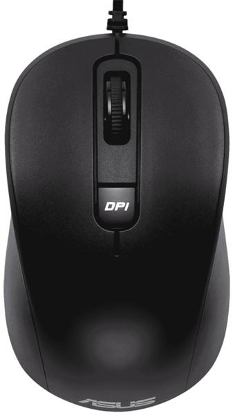 Опции брэнд Мышь MU101C Wired Blue Ray Mouse/3200dpi/Черный (90XB05RN-BMU000)