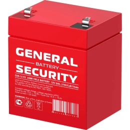 Аккумуляторная батарея General Security GS5-12 F2 12В, 5 Ач УТ-00001890