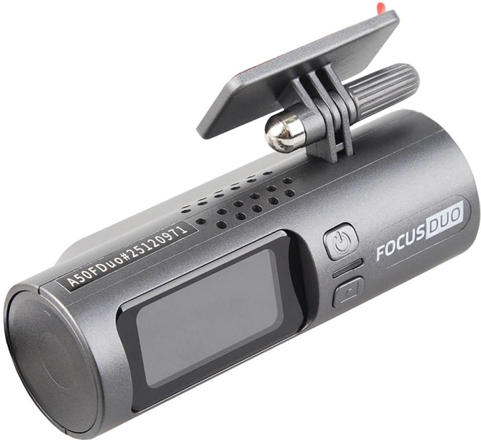 Видеорегистратор Silverstone F1 A50F FOCUS 2К DUO черный 5Mpix 1440x2560 1440p 150гр. (A50F-DUO)