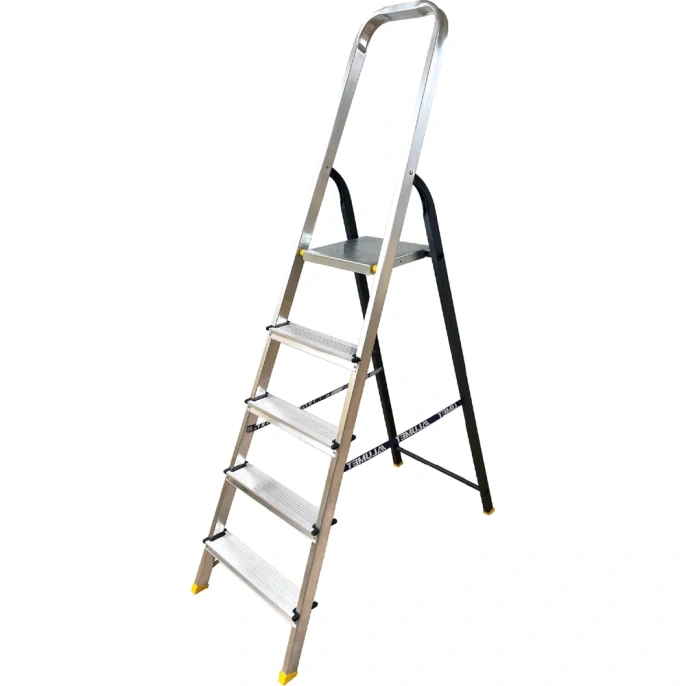 Комбинированная усиленная стремянка Алюмет 5 ступени Серия АМS7805