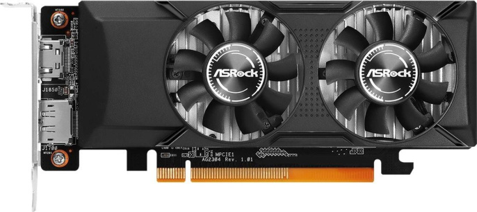 Видеокарта ASRock RX550 Low Profile 4GB GDDR5 128bit DP HDMI 2FAN RTL RX550 LP 4G