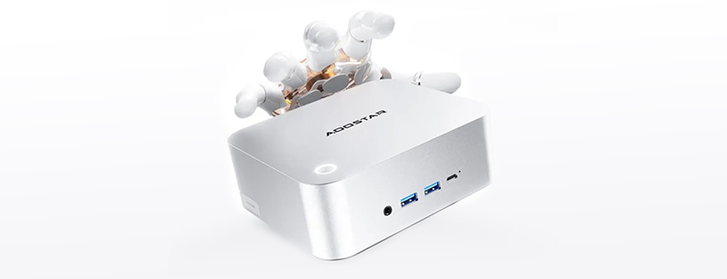 Новый мини-ПК Aoostar получил 12-ядерный чип AMD и сделан из металла