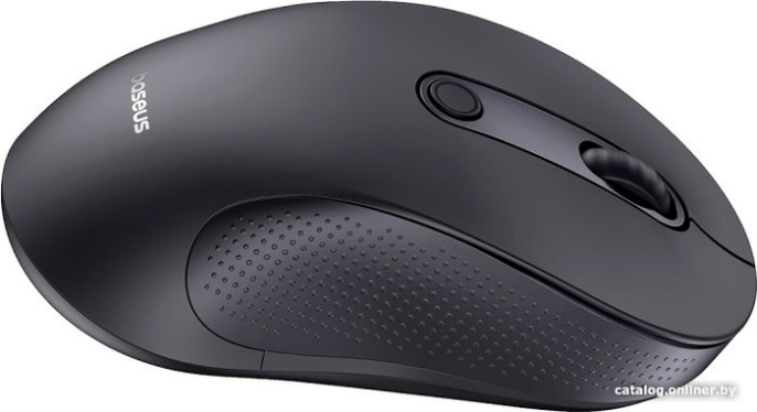 Мышь Baseus B01055505111-01 Ergonomic; без батареек, рабочее расстояние 10м, совместимость с Windows, Harmony OS, Apple OS, Linux, Vista; Cluster Black