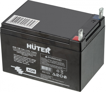 Батарея аккумуляторная Huter 64/1/23, 12В, 12Ач, SLA